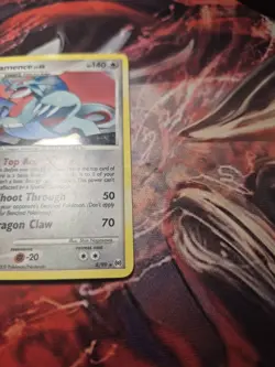 Salamence 8/99 Arceus Pokemon Cosmo Holo Rare MP - Image 4