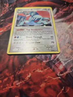 Salamence 8/99 Arceus Pokemon Cosmo Holo Rare MP - Image 5