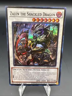 Yu-Gi-Oh! Zalen the Shackled Dragon Super Rare BPRO-EN042 - Image 1