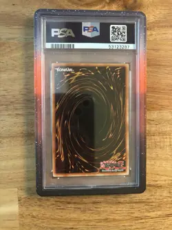 2002 Yu-Gi-Oh! FMR-Forbidden Memories Promo Red-Eyes Black Metal Dragon PSA 9 - Image 2