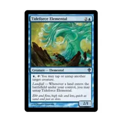 WOTC MtG Worldwake Tideforce Elemental (U) (x4) NM - Image 1