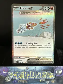 Pokemon Card Eiscue ex 222/197 Obsidian Flames Special Illustration Rare NM - Image 1