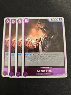 4x OP10-067 Senor Pink R Playset - One Piece TCG - Royal Blood English - Image 1