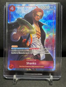 Shanks OP12-008 SR Alt Art 2025 One Piece Legacy of the Master English NM - Image 1
