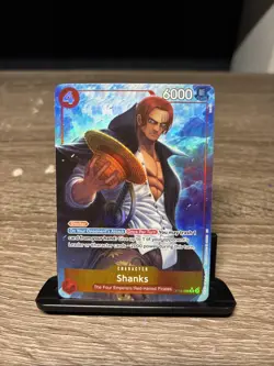 One Piece Legacy of the Master Shanks OP12-008 Alternate Alt Art Rare NM - Image 1