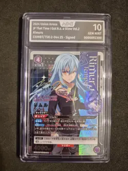 Union Arena, Rimuru, EX09BT/TSK-2-044 2 Star Signed Parallel, AOG 10 - Image 1