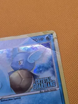 Wartortle Reverse Holo Stamped Pokemon Card - Crystal Guardians 43/100 - Image 2