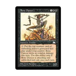 WOTC MtG Weatherlight Bone Dancer (R) VG - Image 1