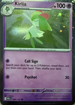 Kirlia (Cosmos Holo) Holo Common Miscellaneous Cards & Products 059/132 NM - Image 1