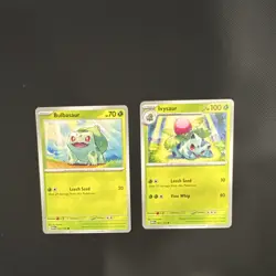 POKEMON TCG Bulbasaur & Ivysaur Basic Cards - English - Image 1