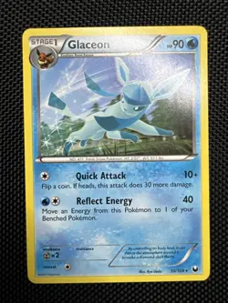 Glaceon Pokemon Card Dark Explorers 30/108 LP - Image 1