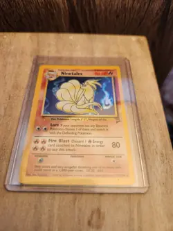 Pokemon TCG Ninetales Holo Unlimited Holo Rare Card Base Set 2 13/130 - Image 1