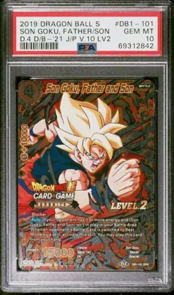 Son Goku, Father and Son Judge Promotion Cards Dragon Ball Super #DB1-101 PSA 10 - Image 1