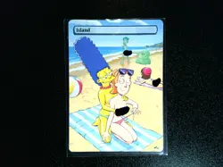 NSFW MTG Island Custom Fan Art Card - Image 1