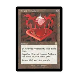 WOTC MtG Mercadian Masques Heart of Ramos (R) NM - Image 1