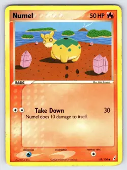 Numel 59/100 2006 EX Crystal Guardians Pokemon Card TCG Common Nintendo - Mp - Image 1