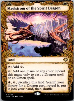 Maelstrom of the Spirit Dragon (Showcase) English Tarkir: Dragonstorm R 326 - Image 1