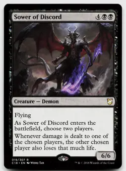 Sower of Discord #19 (NM) Commander 2018 C18 Magic MTG - Image 1