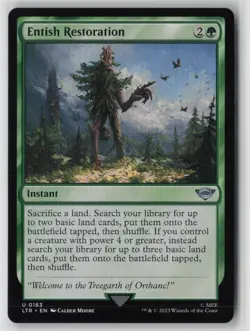 Entish Restoration 163 The Lord of the Rings: Tales of Middle-earth NM - Image 1