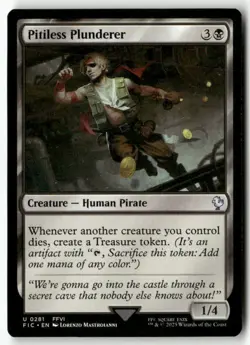 Pitiless Plunderer U 281 Non-Foil NM MTG Commander: FINAL FANTASY Magic - Image 1