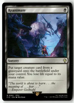 Reanimate R 282 Non-Foil NM MTG Commander: FINAL FANTASY Magic - Image 1