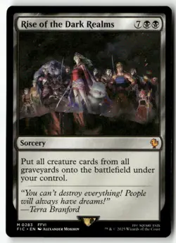 Rise of the Dark Realms M 283 Non-Foil NM MTG Commander: FINAL FANTASY Magic - Image 1