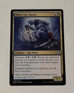 MTG Silver-Fur Master - Kamigawa: Neon Dynasty LP - Image 1
