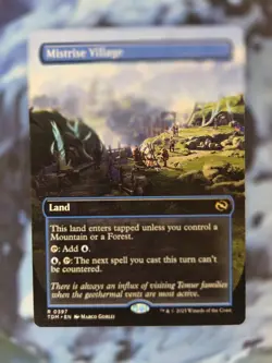 Mistrise Village | Tarkir: Dragonstorm TDM | R0397 Borderless | NM MTG Magic - Image 1