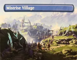 Mistrise Village | Tarkir: Dragonstorm TDM | R0397 Borderless | NM MTG Magic - Image 3