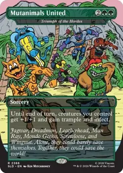 Mutanimals United Triumph of the Hordes | MTG Secret Lair SLD TMNT Mutanimals - Image 1