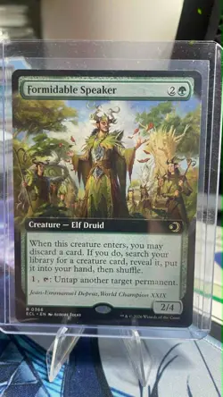 Formidable Speaker (Extended Art) Lorwyn Eclipsed Regular - Image 1