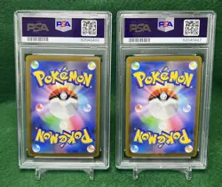 2022 Pokemon Japanese SWSH Charizard V #013/172 Vstar Universe PSA GEM MT 10 & 7 - Image 2