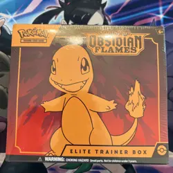 Pokemon: Scarlet & Violet 3: Obsidian Flames Elite Trainer Box - 9 Packs 820650853913 - Image 1
