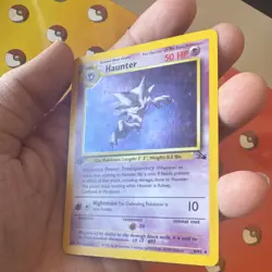 Haunter 6/62 Holo Rare - Fossil 1st Edition - Vintage 1999 Pokemon Card NM - Image 3