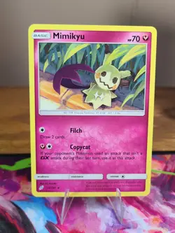 Pokemon Mimikyu 112/181 Sun & Moon Team Up, Regular Rare - Image 1