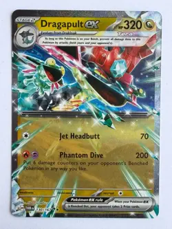 Pokemon Dragapult Ex Double Rare Holo Twilight Masquerade 130/167 - Image 1