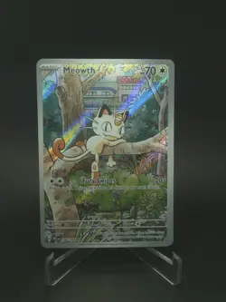 Pokemon Meowth 106/094 – Phantasmal Flames – English IR (Illustration Rare) NM - Image 1