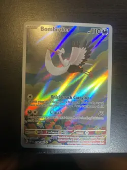 Bombirdier 219/198 Pokemon Scarlet and Violet Full Art Illustration Rare - Image 1