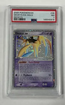 2005 Pokemon Deoxys EX Holo #98/107 PSA 7 - Image 1