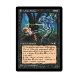 WOTC MtG Alliances Krovikan Horror (R) EX - Image 1