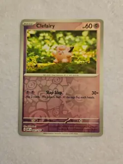 Clefairy 081/197 Sv03: Obsidian Flames Reverse Holo Pokemon TCG Yuka Morii - Image 1