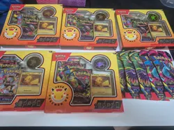 Lot Of 5 Pokemon TCG: Pokemon Day 2026 Collection New Sealed Plus 5 Sleeve Packs - Image 4