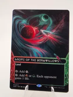 MTG Edge of Eternities Grove of the Burnwillows(Borderless) #0017 NM - Image 1