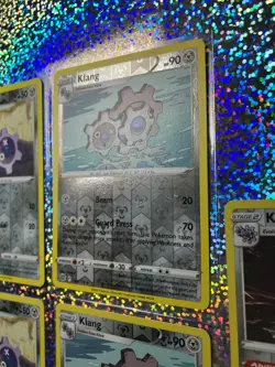 Pokemon TCG Reverse Holo: 104/172 Klinklang; 103/172 Klang; 102/172 Klink - Image 4
