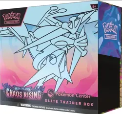 LOT OF 2 Presale Chaos Rising Pokemon Center ETB Elite Trainer Box Pokemon - Image 1