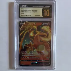 Pokemon Charizard V 013/172 S12a Vstar Universe CGC 10 Double Rare Holo Japanese - Image 1