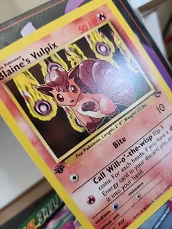 Blaine’s Vulpix 66/132 - Gym Challenge - 1st Edition - Pokemon WOtC Mint - Image 2