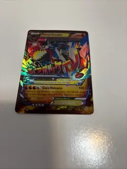 Pokemon Primal Groudon EX Full Art Ultra Rare Holo XY Primal Clash 86/160 mp - Image 1