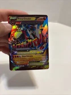 Pokemon Primal Groudon EX Full Art Ultra Rare Holo XY Primal Clash 86/160 mp - Image 2