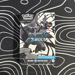 Pokemon Scarlet & Violet Black Bolt Booster Bundle Box 6 Packs English - Image 1